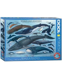 Whales & Dolphins pussel 1000 bitar